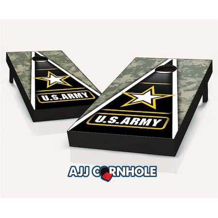 Mkf Collection By Mia K. Farrow US Army Theme Cornhole Theme Cornhole Set with Bags - 8 x 24 x 48 in. 107-Army